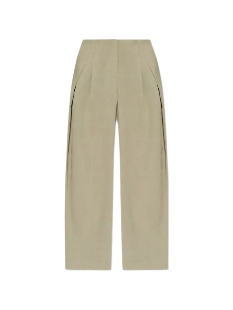 IRO Sonja pleated trousers Green WM23SONJA