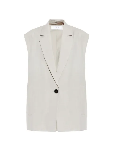 IRO Soledad single-breasted vest Grey WM07SOLEDAD