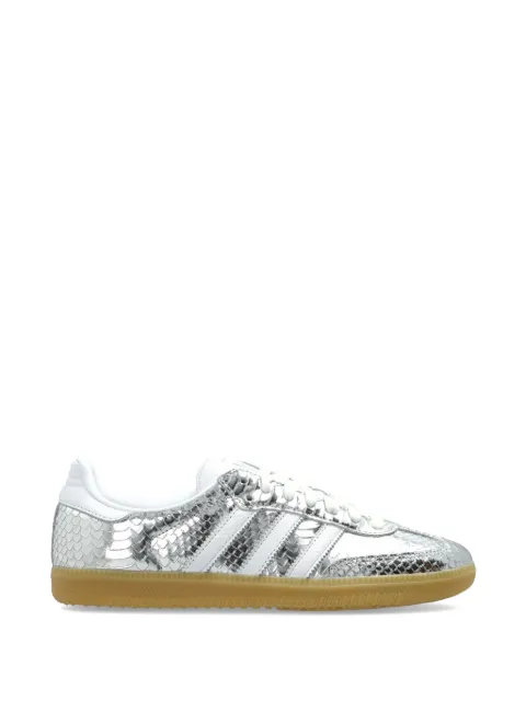 adidas Samba OG snakeskin-effect leather sneakers Silver IH9016