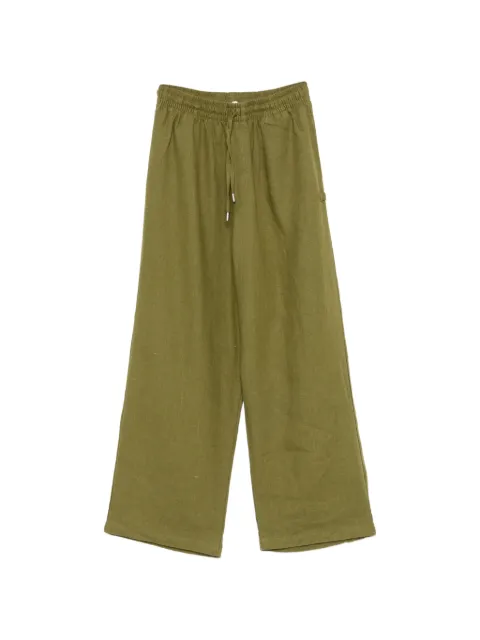 Arte Antwerp drawstring elasticated-waistband trousers Green SS26013P