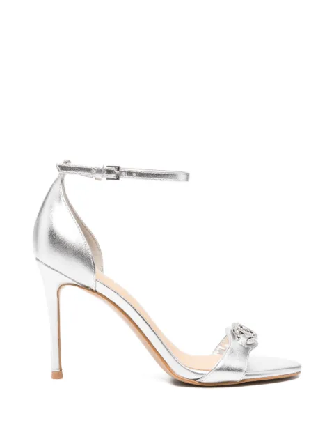 GUESS USA open-toe leather sandals Grey FLJKBBLEL03