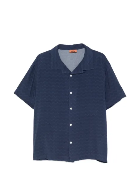 Missoni zigzag-print shirt Blue BS26SJ01BW010H