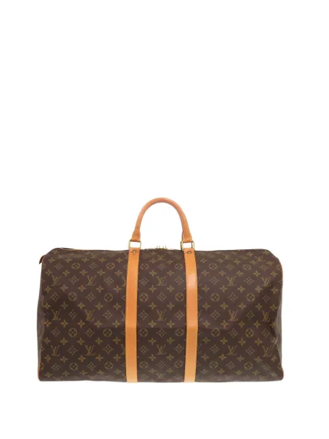 Louis Vuitton Pre-Owned 1996 Monogram Keepall 55 travel bag Brown QBRV546MSYA35Y2B