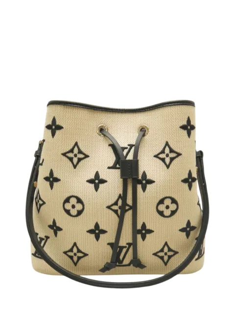 Louis Vuitton Pre-Owned 2021-2026 Monogram By the Pool Neonoe MM bucket bag Brown U477ICA6NX7Q7FGL
