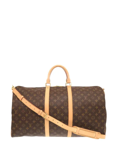 Louis Vuitton Pre-Owned 2000-2025 Monogram Keepall Bandouliere 55 travel bag Brown LPID7QRON17GI4PS
