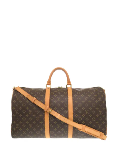 Louis Vuitton Pre-Owned 2004 Monogram Keepall Bandouliere 55 travel bag Brown KW1WL6N67JNKR9CW