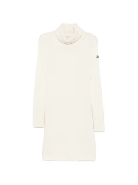 Moncler cable-knit roll-neck sweat Neutrals L20939L00004N0403