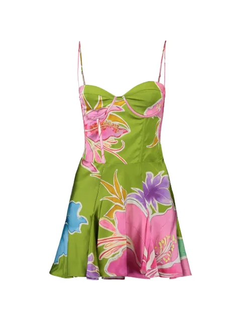 Retrofete Kyona floral-print dress Green RPF251166417KHFL