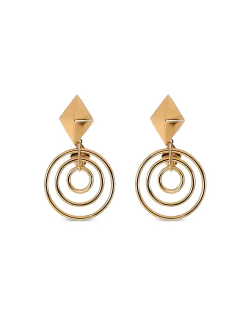 Cadar Python drop earrings Gold PYEGY007