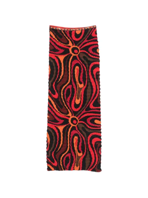 PUCCI Marmo print shibori skirt Black 6HJW026H768