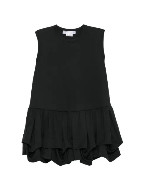 Comme Des Garçons Comme Des Garçons ruffled-hem top Black RQT006