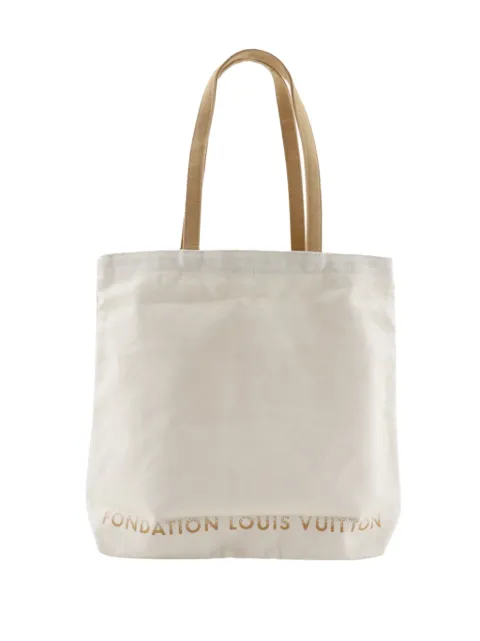 Louis Vuitton Pre-Owned 2014-2026 Canvas Fondation tote bag White 3PALYTQWGX7YUWUN
