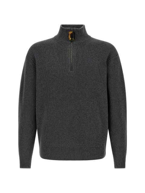 JW Anderson half-zip rib-knit sweater Grey KW1481YN0455
