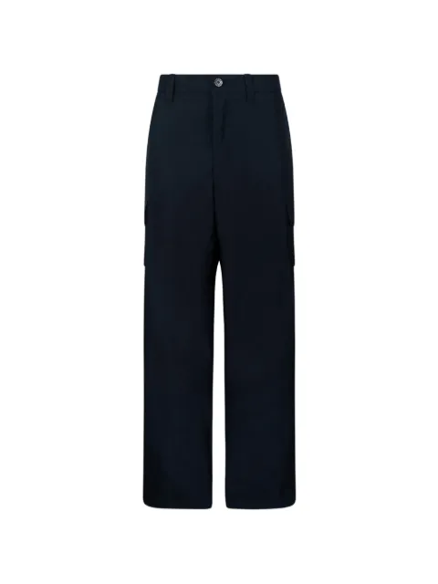 Stone Island logo-patch cargo pants Blue L1S153100045S0F01