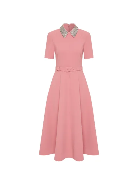 Rebecca Vallance Xena short-sleeve midi dress Pink 26021177