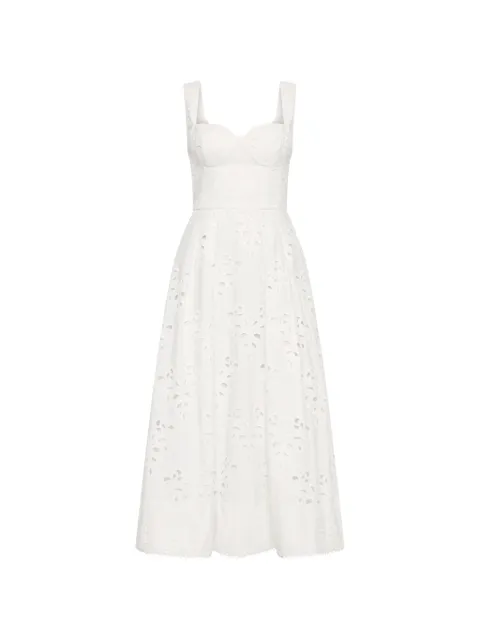 Rebecca Vallance Artesan midi dress White 26021622