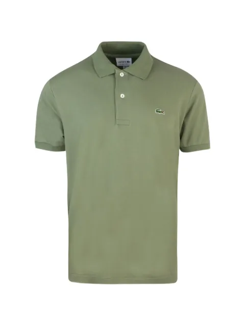 Lacoste logo-patch polo shirt Green PH9851BMY