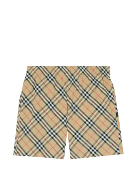 Burberry Check swim shorts Neutrals 8126465