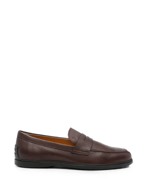 Tod's Gommino pebble-detail leather loafers Brown XXM78L0JM60S5P
