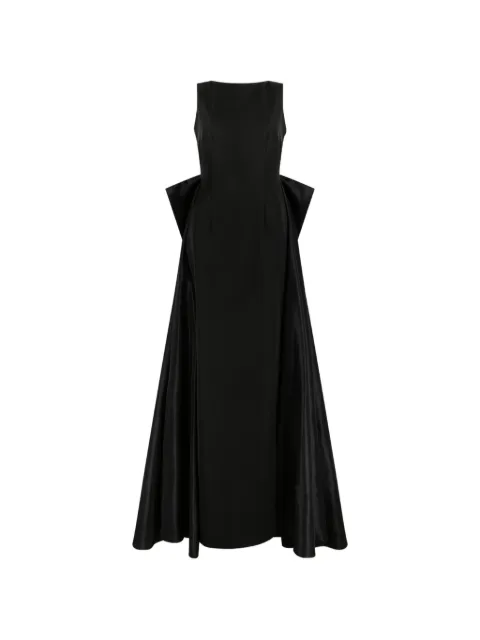 NISSA backless maxi dress Black RS16471BLACK