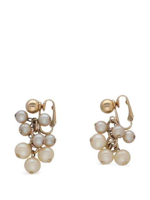 BERGÈRE faux-pearl cluster earrings Gold W1342637