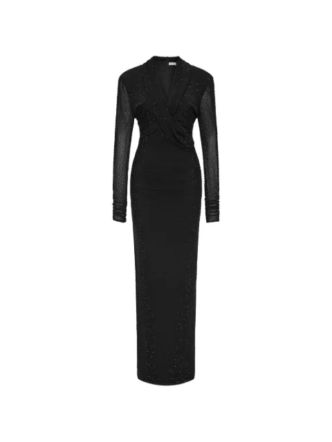 Rebecca Vallance Stardust crystal-embellished gown Black 26021631