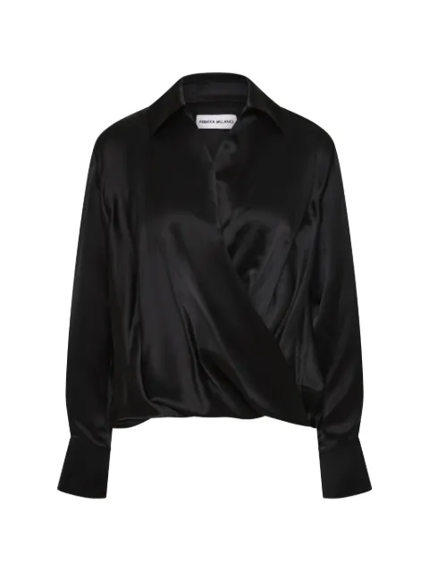 Rebecca Vallance Serene long-sleeve blouse Black 26022706