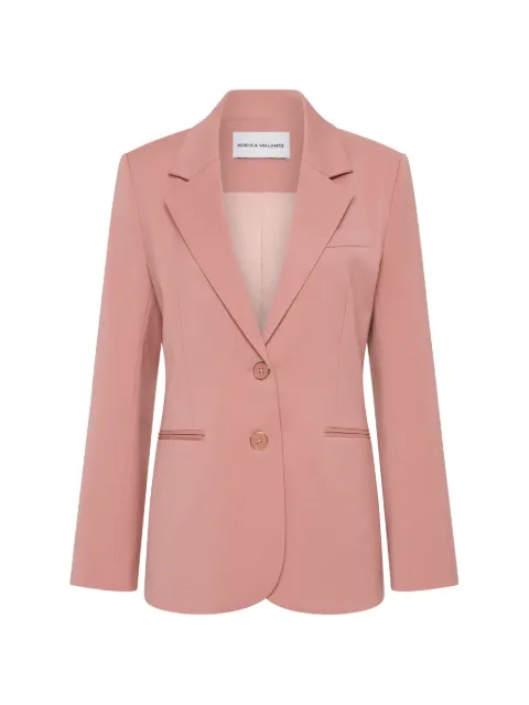 Rebecca Vallance Ramona notch-lapels blazer Pink 26024378
