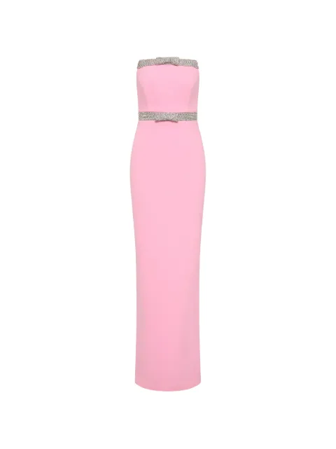 Rebecca Vallance Precious crystal-embellished strapless gown Pink 26021715