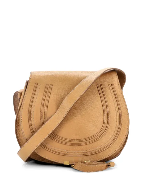 Chloé Pre-Owned Marcie Leather Medium crossbody bag Neutrals C1637HDVS0RV3ZAC