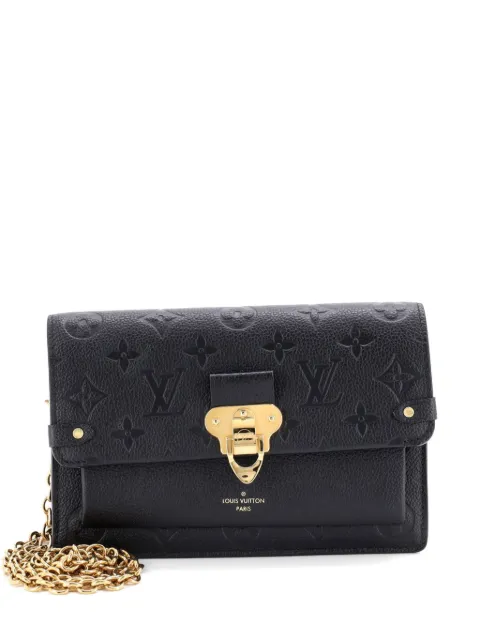 Louis Vuitton Pre-Owned Vavin Chain Wallet NM Monogram Empreinte Leather crossbody bag Black 3JOEUL46NNR4WB3O