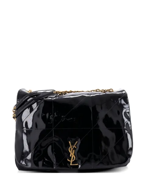 Saint Laurent Pre-Owned Jamie 4.3 Quilted Patent Large shoulder bag Black K4FOQTHLZ9R23U7K