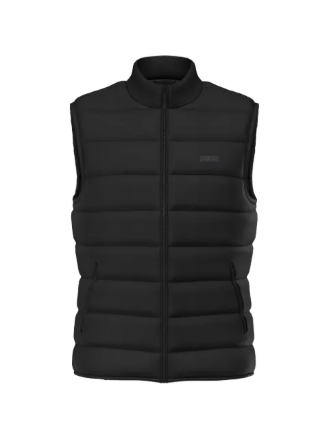GUESS USA quilted sleeveless jacket Black M6RN25WJ242