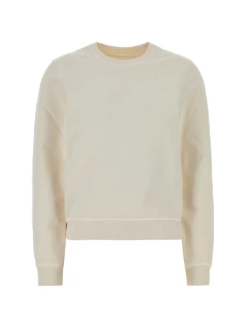 Maison Margiela four-stitch cotton sweatshirt Neutrals S29GU0085S25520