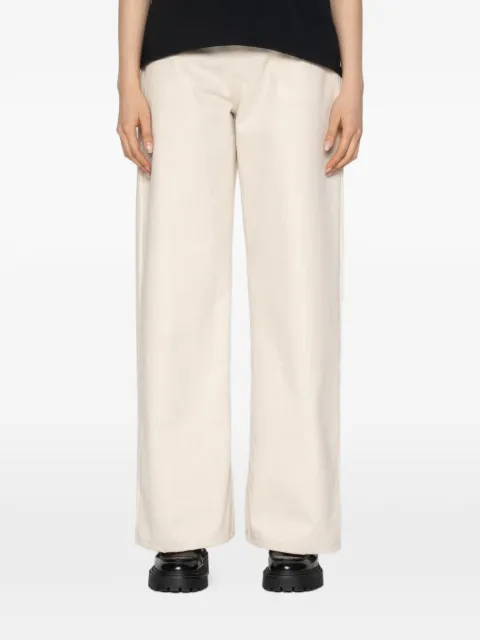 Naked and Famous Wide Wild West herringbone jeans Neutrals 301137888