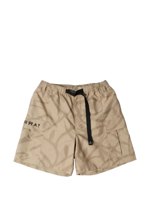 BY PARRA A Forest cargo shorts Neutrals 55245