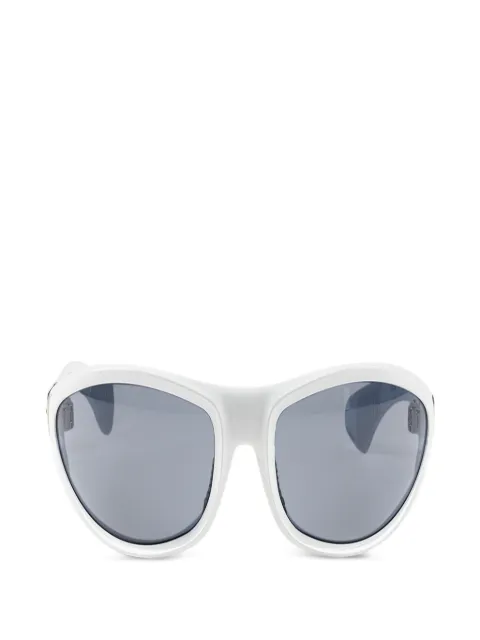 Chrome Hearts Spreader geometric-frame sunglasses White CHRM1174