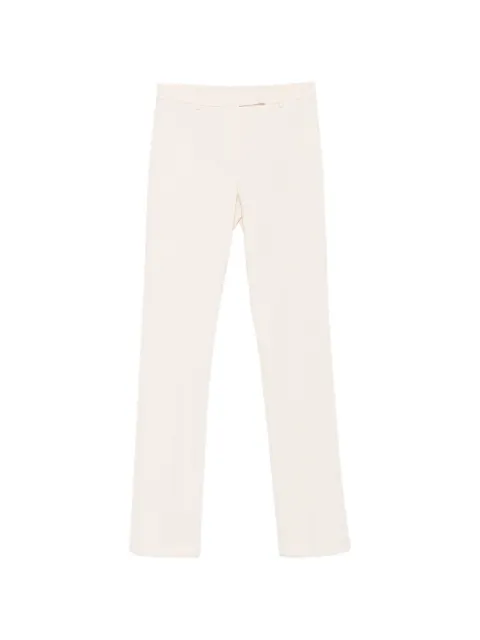 Patrizia Pepe split-cuff tailored trousers Neutrals 8P0781A6F5