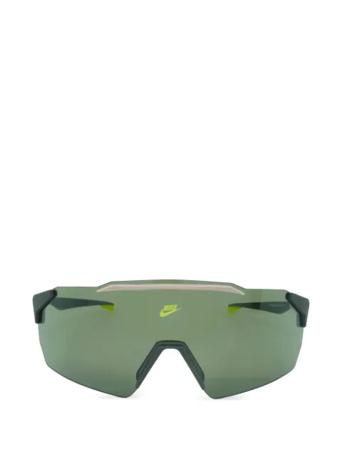 Nike Limitless Shield geometric-frame sunglasses Green IB3521X