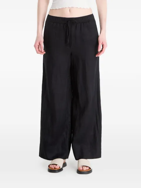 Tommy Hilfiger drawstring wide-leg trousers Black WW0WW48970BDS