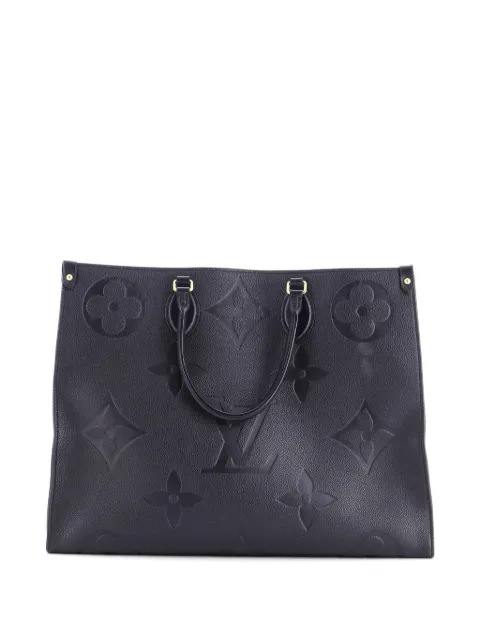 Louis Vuitton Pre-Owned OnTheGo Monogram Empreinte Giant GM tote bag Black XY2435I26KSBBK2P