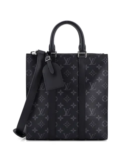 Louis Vuitton Pre-Owned Sac Plat Cross Bag Monogram Eclipse Canvas tote bag Black T9YS72TYC5YHRIK4