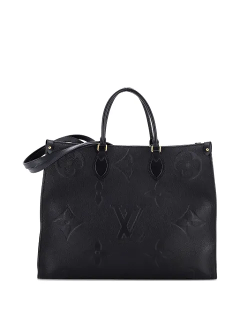 Louis Vuitton Pre-Owned OnTheGo Monogram Empreinte Giant GM tote bag Black 5BX0XU8CXS61K7XI