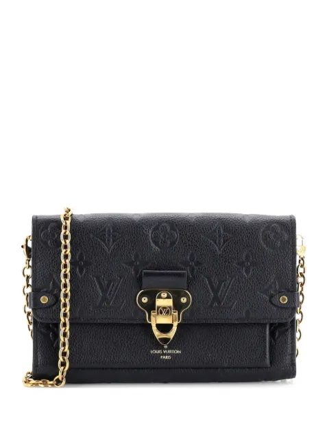 Louis Vuitton Pre-Owned Vavin Chain Wallet Monogram Empreinte Leather clutch bag Black 36JFFMFGV4TJB3I2