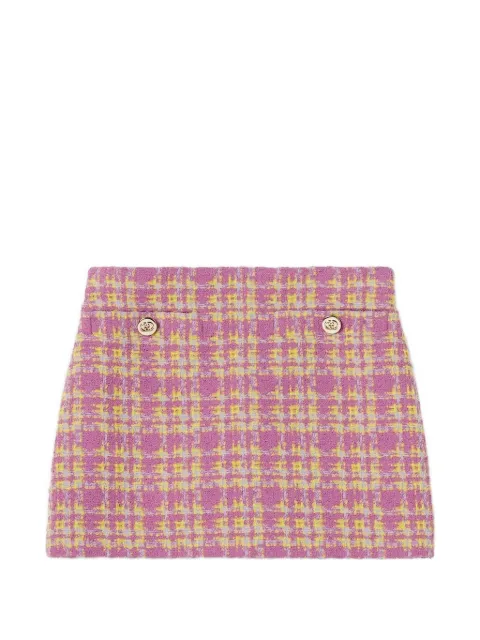 Gucci bouclé mini skirt Pink 853017ZAULX
