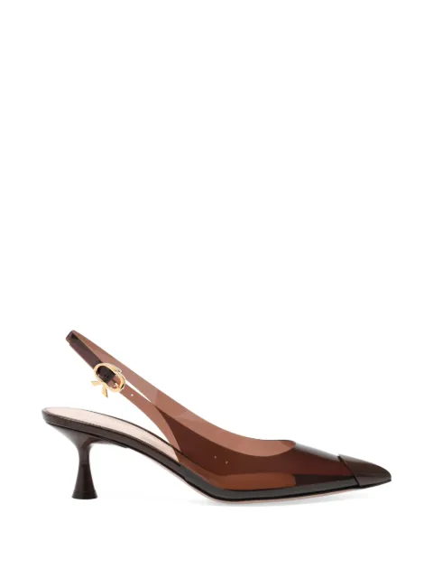 Gianvito Rossi Diana 85 pointed-toe sandals White G9551155LACGSV