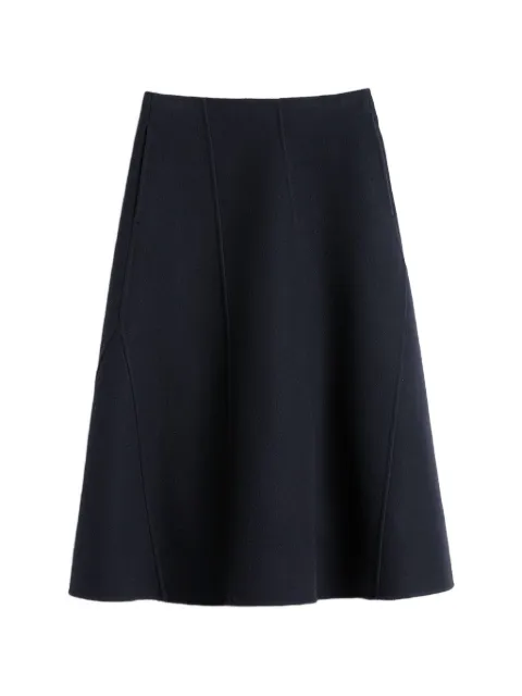 Jil Sander panelled A-line midi skirt Blue J53MA0006J40358