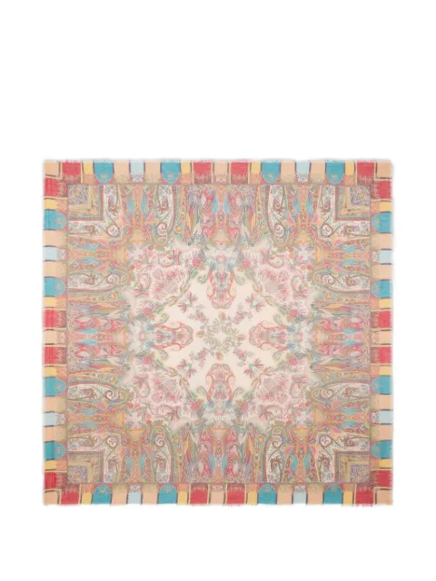 ETRO paisley-foliage scarf Neutrals WAYA0001AK18K
