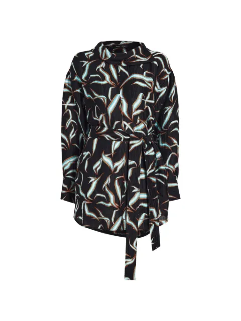 Proenza Schouler Lalia printed mini dress Black R2633006BSP185