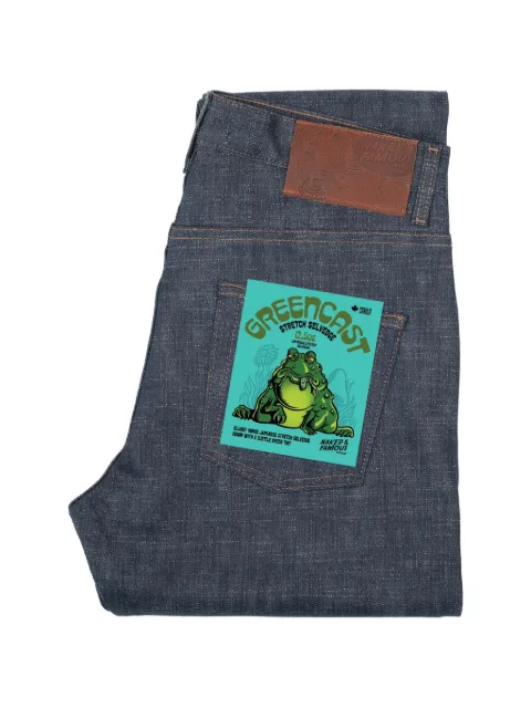 Naked and Famous Easy Guy Greencast Selvedge jeans Blue 101133806
